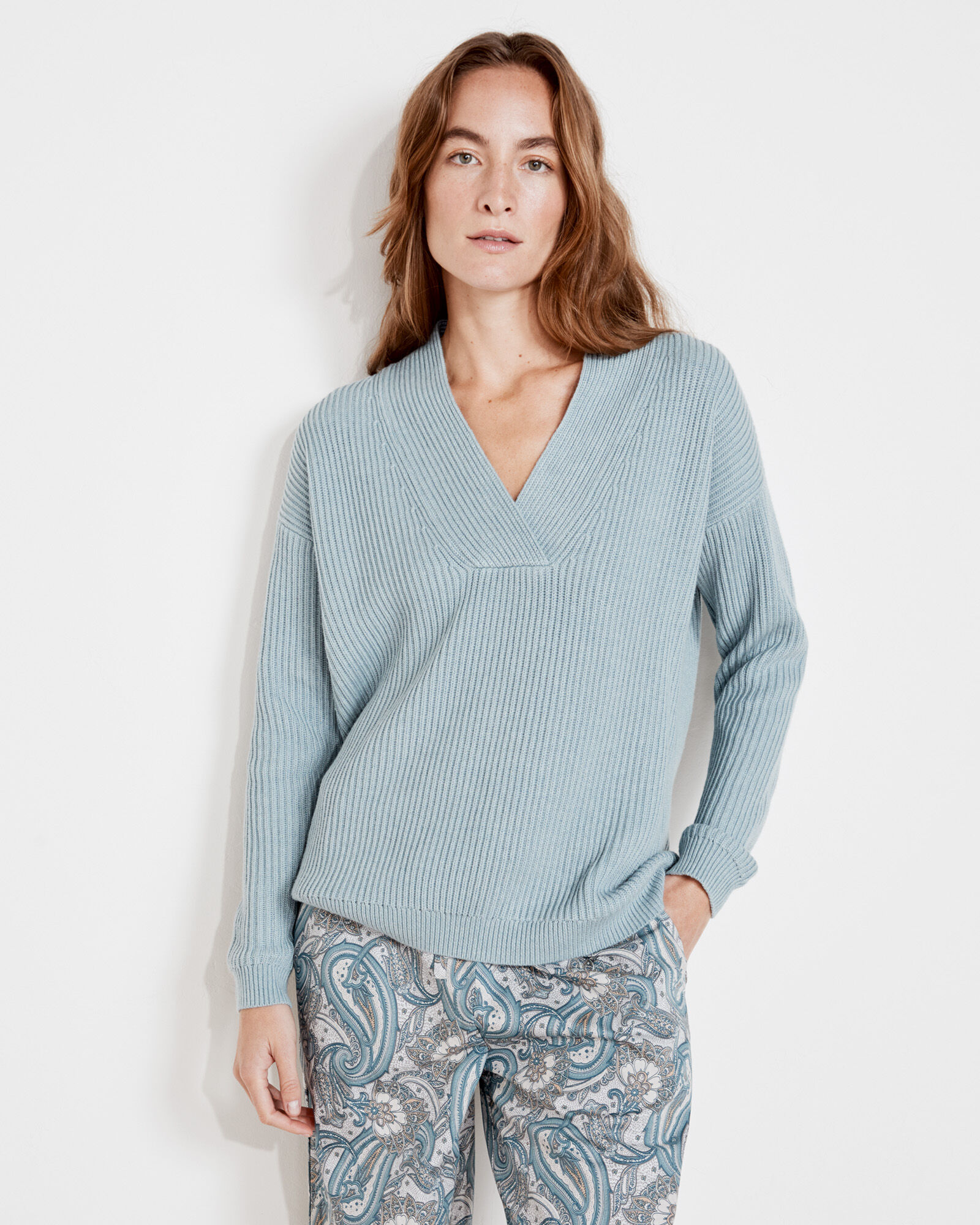 SUNSEA 17AW V NECK SWEATER 2-