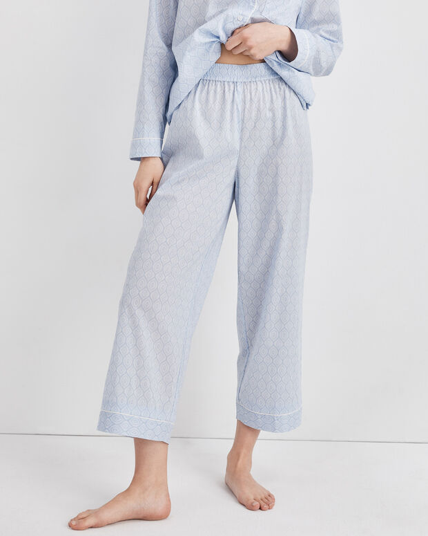 Eclipse Organic-Cotton Wide-Leg Pajamas