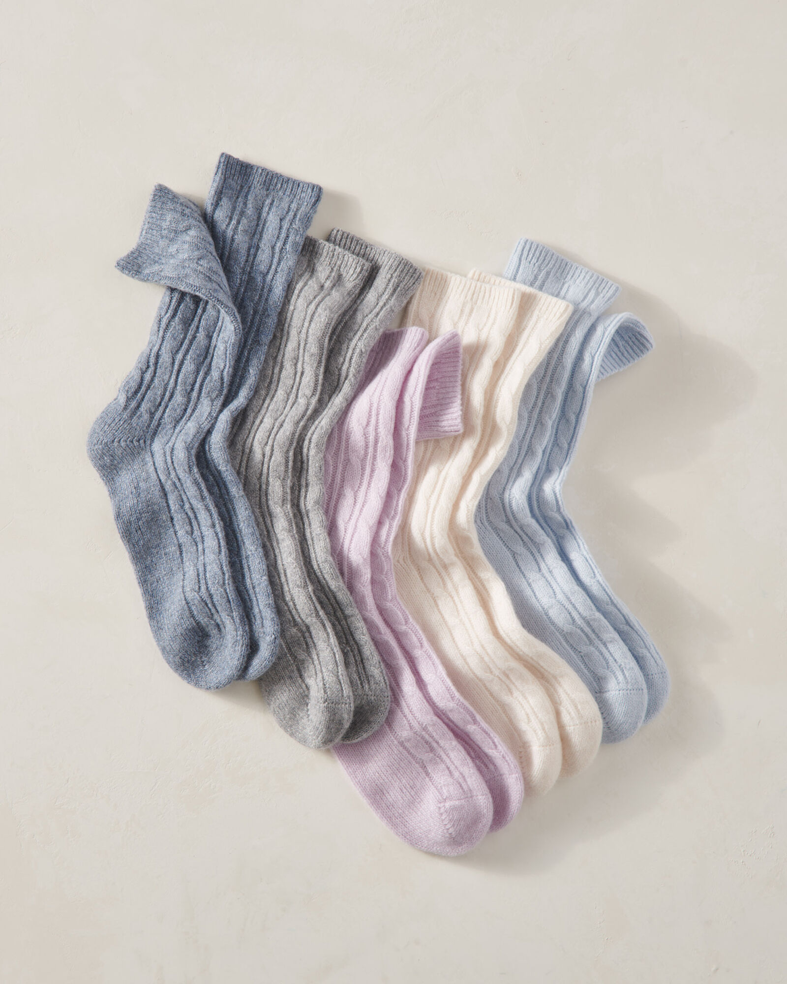 Cashmere Cable Knit Socks | Haven Well Within