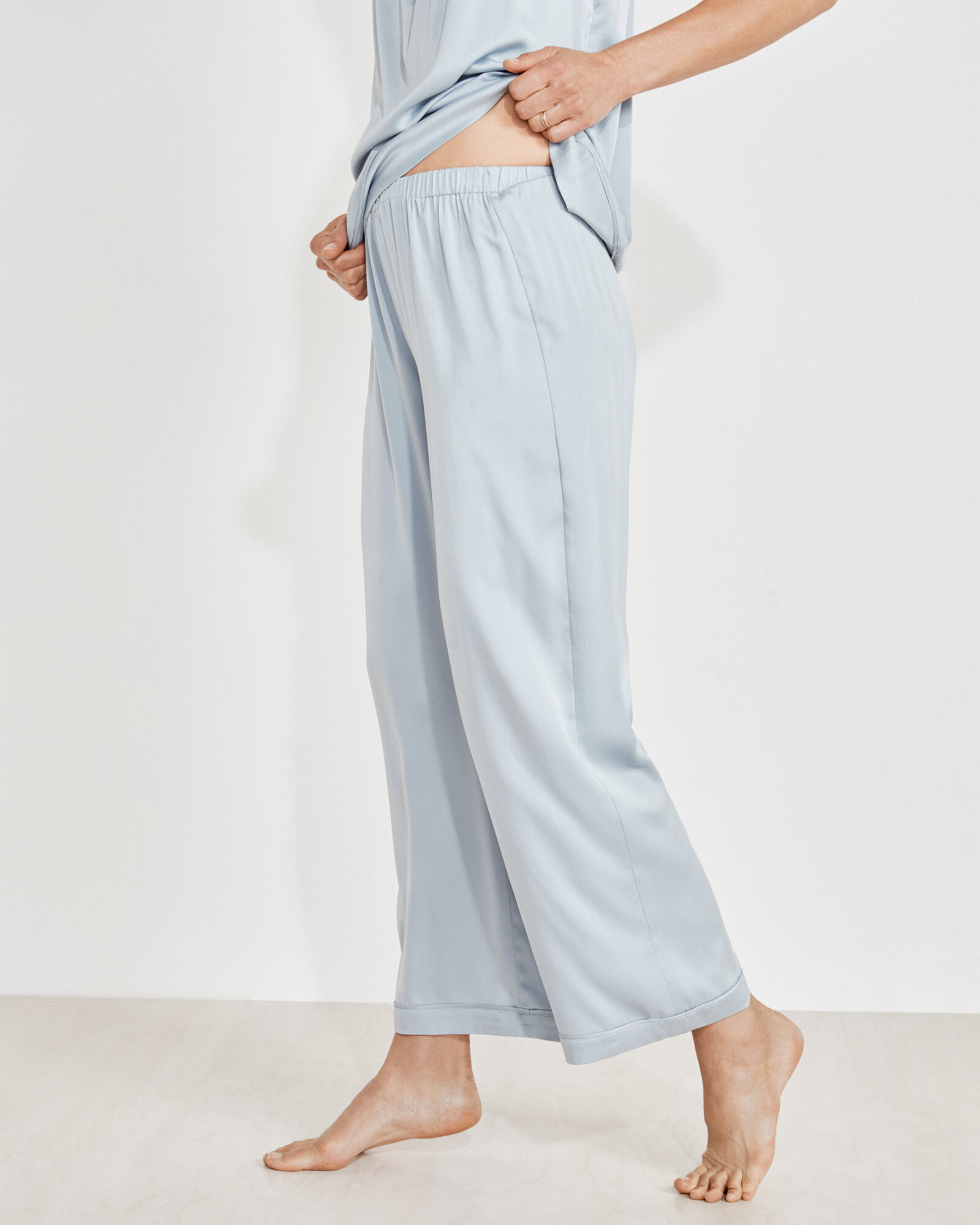 Washable Silk Cropped Pants | Haven Well Within