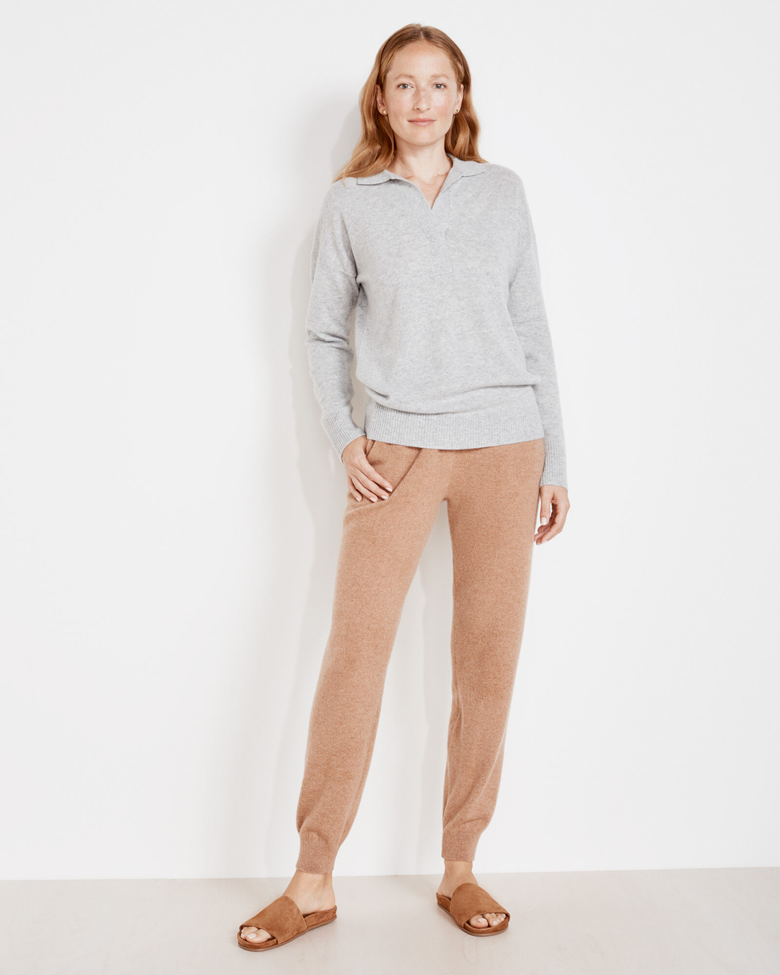 Pure Cashmere Knit Joggers | Haven Well Within