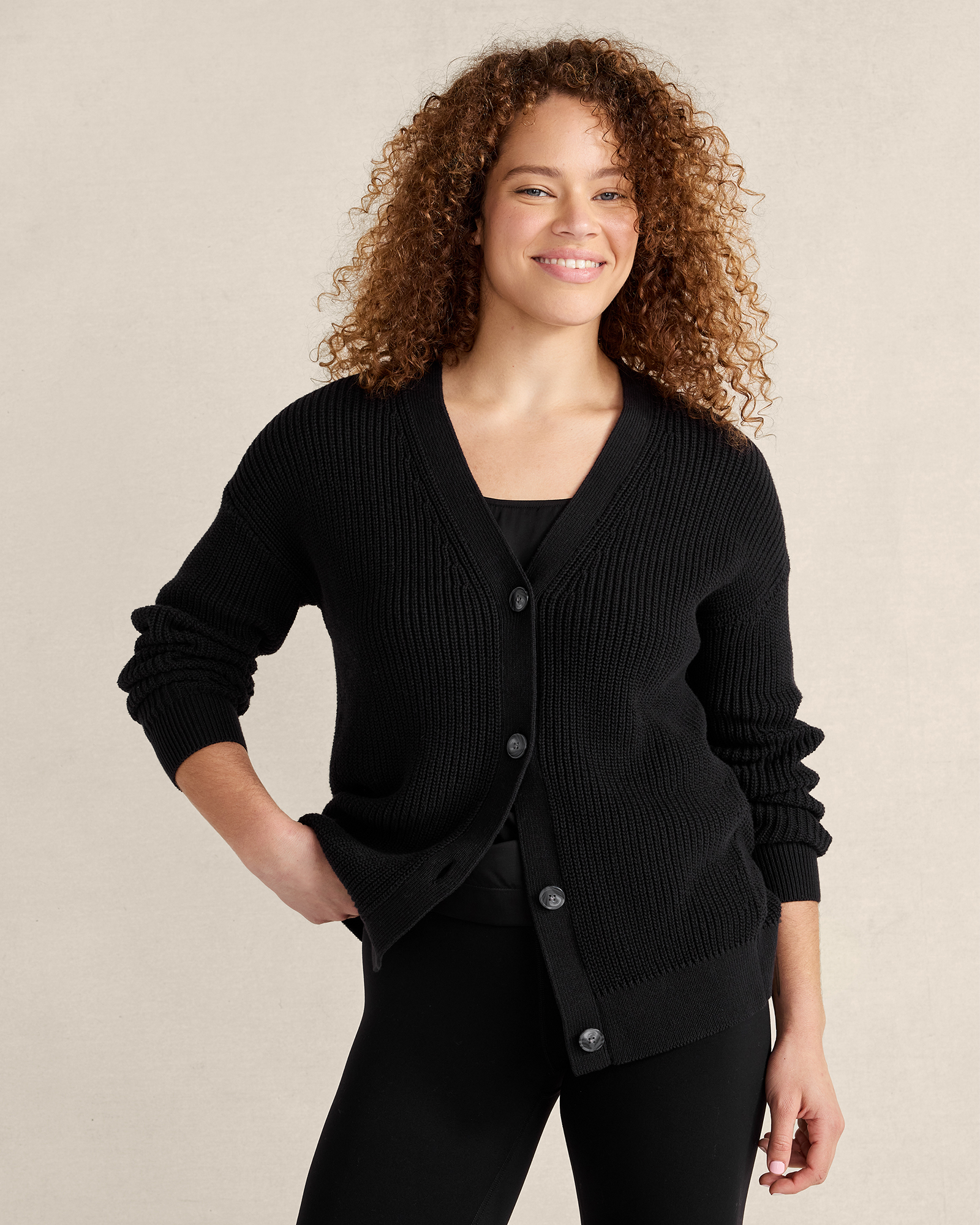 Talbots store 100% Pure Cashmere Cardigan Womens Medium Black NWT